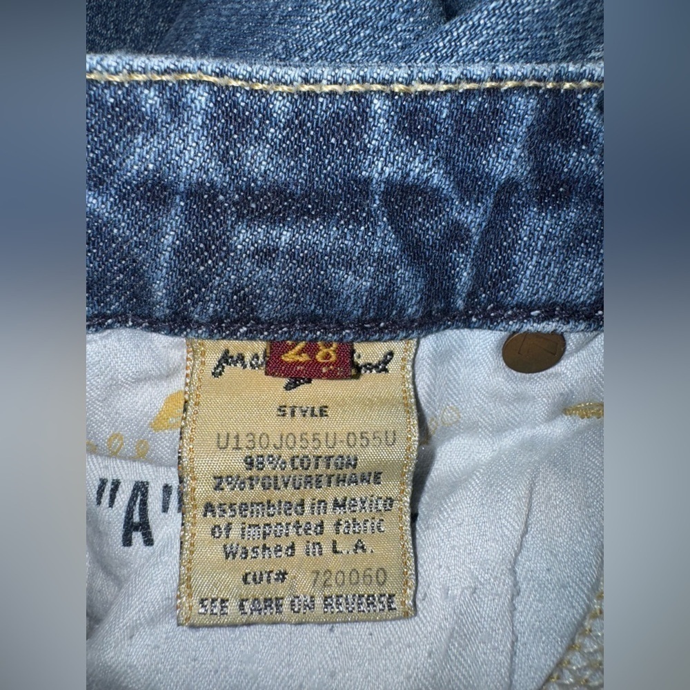 7 For All Mankind “A” Pocket Bootcut Jeans Size 28 - Picture 5 of 9
